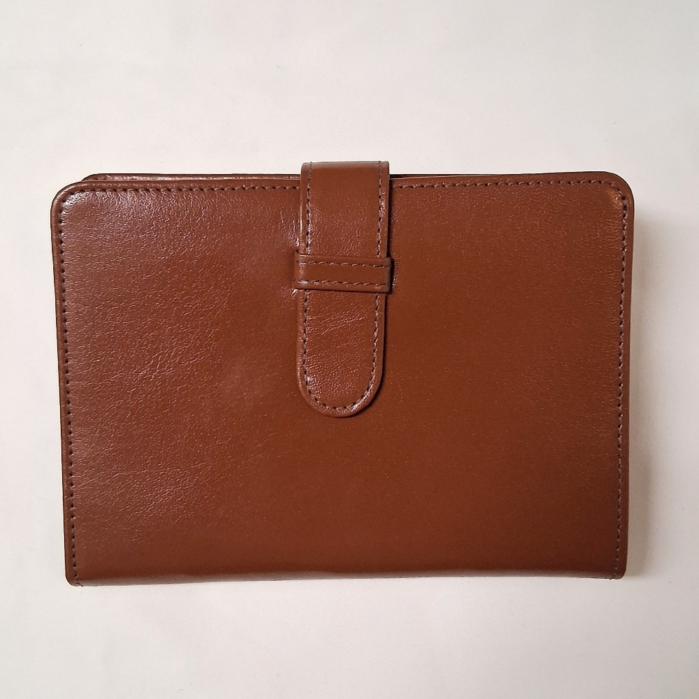 Raika Brown Cowhide Leather 40 Standard 4"×6" Photo Wallet